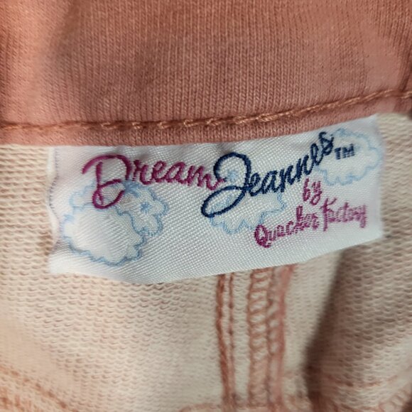 Dream Jeannes by Quacker Factory Women's Stretch Jeans Size 14 Tall Salmon Pink - Picture 9 of 11